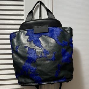 Zac Posen blue cow print bag….really nice!